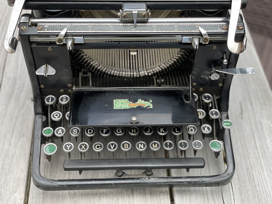 Image 1 of Voll funktionsfähige Wanderer Continental Schreibmaschine 1922 Berlin - gereinigt und geölt