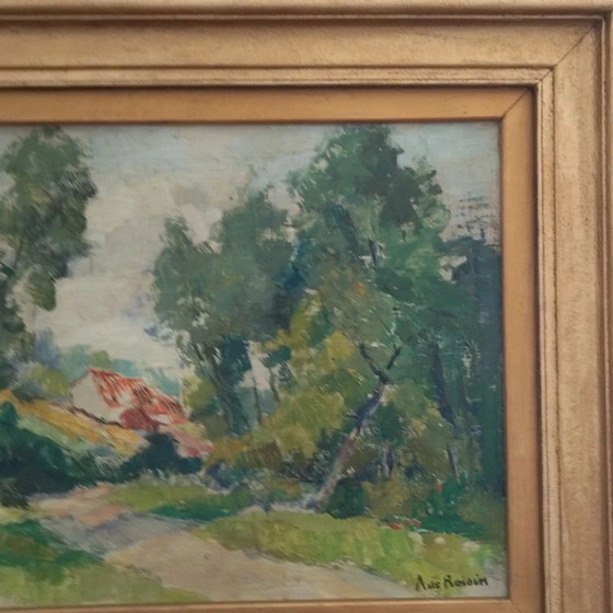 Image 1 of Tableau impressionnisme. Auguste De Roisin né en Belgique en 1889.