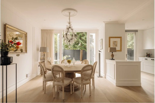 Oud schilderij op glas geschilderd 