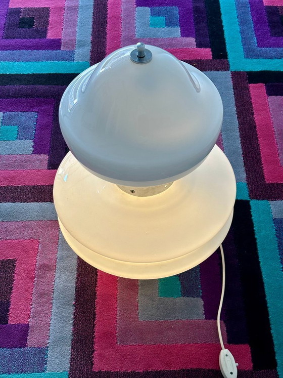 Image 1 of Grande lampe de table en verre de Murano, style milieu du XXe siècle, par Nason pour Mazzega – Italie des années 1970