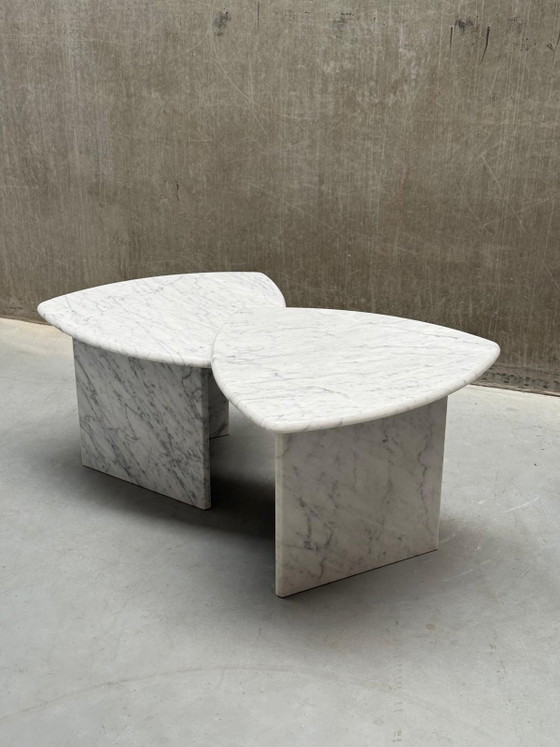 Image 1 of Vintage Carrara marmeren mimiset - salontafels