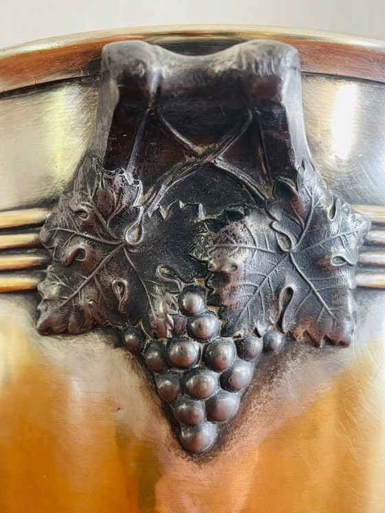 Image 1 of Art Deco Silver Plated Champagne Bucket by Argit, 1920s