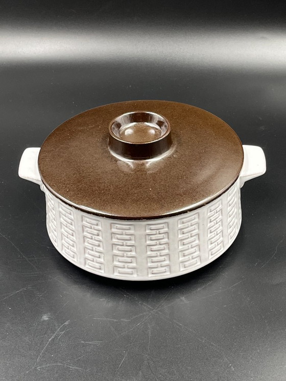 Image 1 of Ceramico dish with lid by Karl Leutner