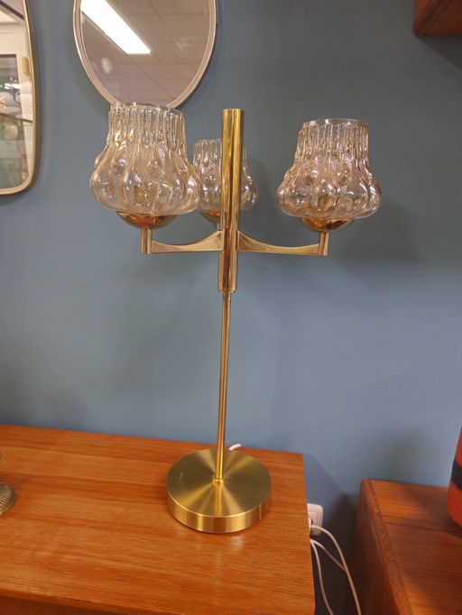 Lampe de table vintage en laiton Lampe de bureau