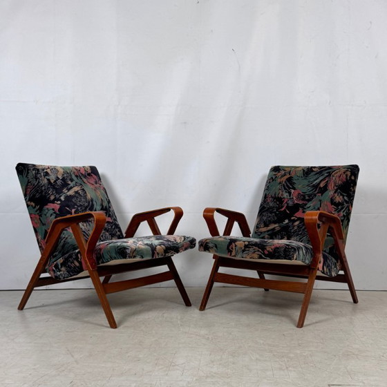 Image 1 of Pair of Armchairs by František Jirák for Tatra Nabytok, 1960s – Czechoslovakian Design