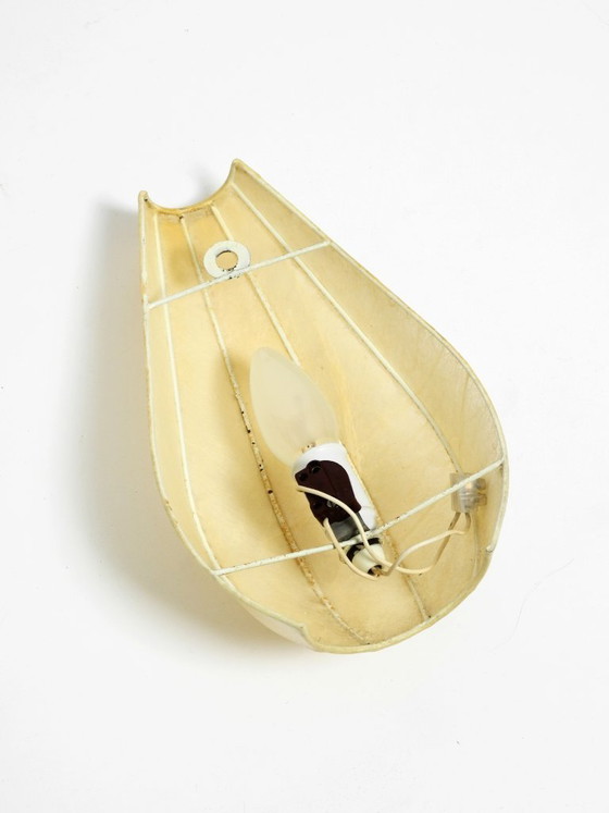 Image 1 of Beautiful 1960s Cocoon wall lamp with pull switch