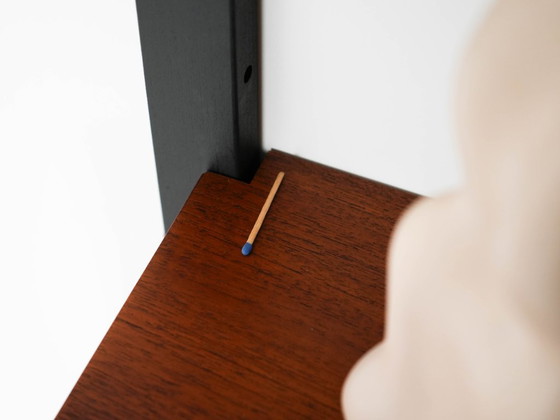 Image 1 of Teakhouten wandrek, Deens design, jaren 60, gemaakt in Denemarken.