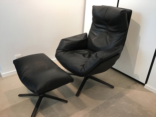Cor Cordia lounge draai fauteuil + Poef