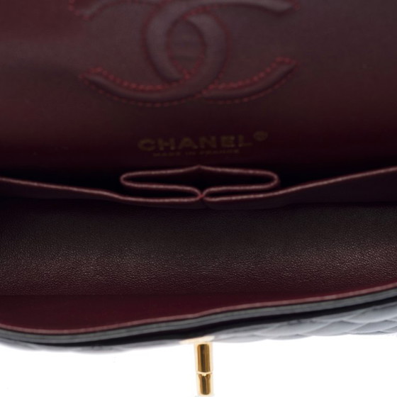 Image 1 of CHANEL Timeless/Classique Schwarze Ledertasche - 103507
