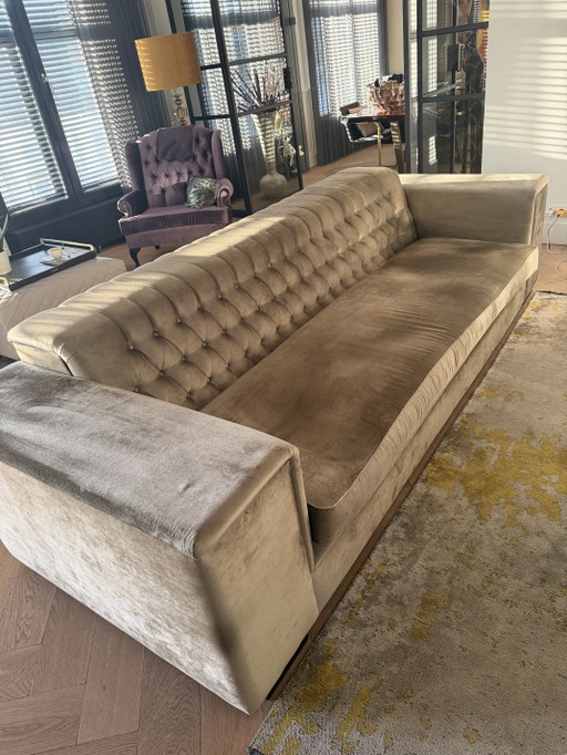Wunderschönes Sofa, 2x groß und unverwüstlich – banken, Textile, Velvet
