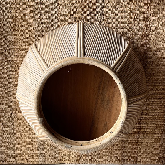 Image 1 of Jardinera XXXL de ratán 'Pencil reed' Vivai del sud stijl