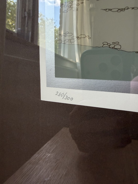 Image 1 of Vintage zeefdruk in beperkte oplage