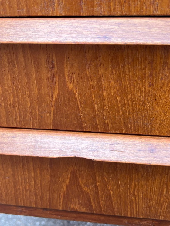 Image 1 of Danish vintage teak chest of drawers / nightstand, 1960s
