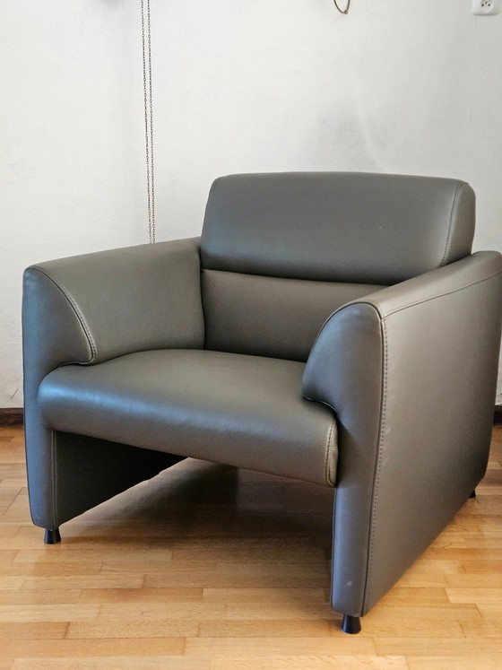 Image 1 of Sofá de 2,5 plazas y 2 sillones de piel de Montel Mondi