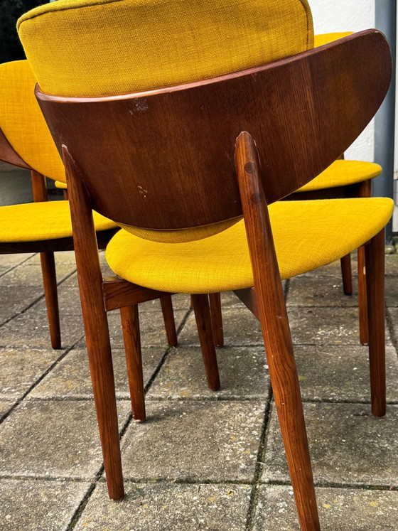 Set di Sedie Design Vintage – Sedie da pranzo, Textile, Wood, 1990 (photo 6 of 12)