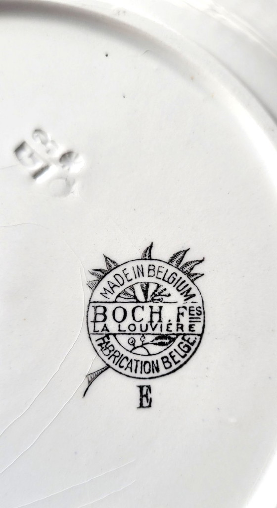 12 platos llanos Boch Copenhagen en muy buen estado – Boch Copenhague, Loza, Porcelain (photo 4 of 5)