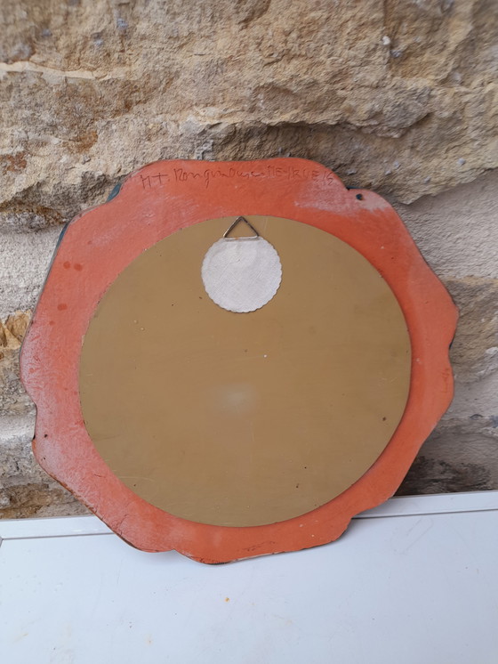 Image 1 of Specchio in ceramica smaltata