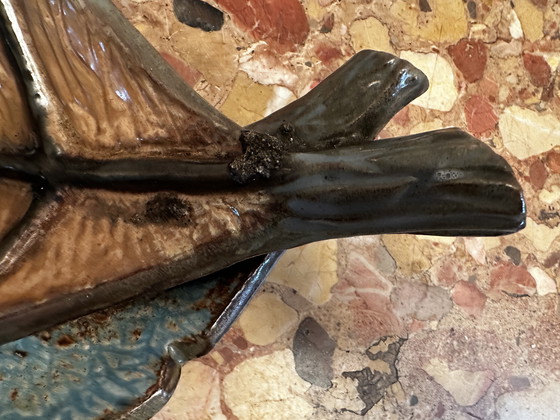 Image 1 of Roger Guerin - Bouffioulx Stoneware Bowl / Centerpiece - 56cm/24cm