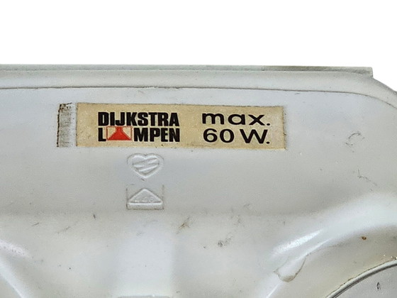 Image 1 of Dijkstra - Dijkstra Holland - Hollywood Regency Style - White - Beige - Table Lamp - 70's