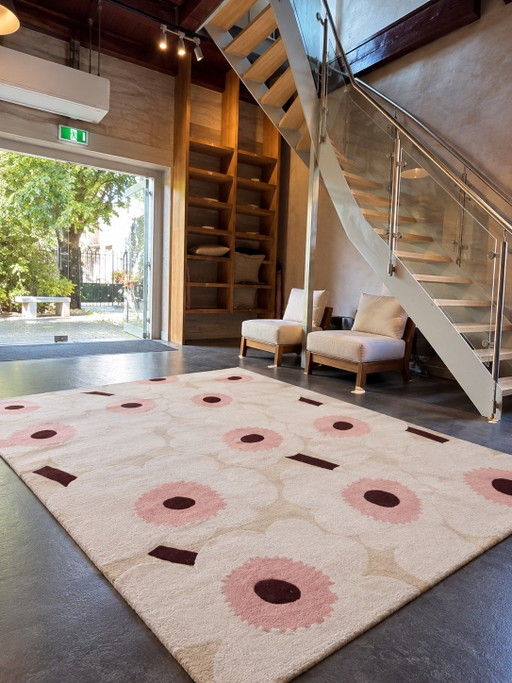 Brink en Campman Marimekko tapijt  Unikko Beige Pink 