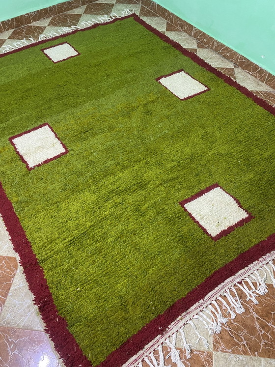 Tappeto berbero marocchino tradizionale in lana 220/300cm, Tappeti, Crema (foto 6 di 7)