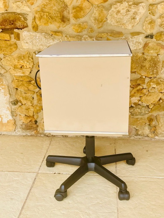 Image 1 of Vintage, Industrial, Swivel, Medical Cabinet  by Cazzaro 1970s/1980s