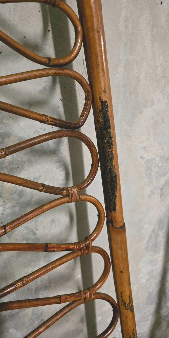 Image 1 of Juego de 4 sillas de bambú de Bonacina, 1960