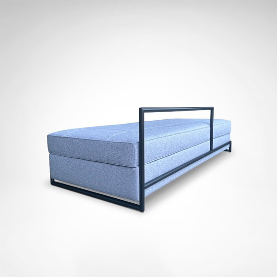 Divano letto di Eileen Gray in metallo nero e tessuto di lana Kvadrat per Classicon – Chaise longue, Wool (photo 6 of 12)
