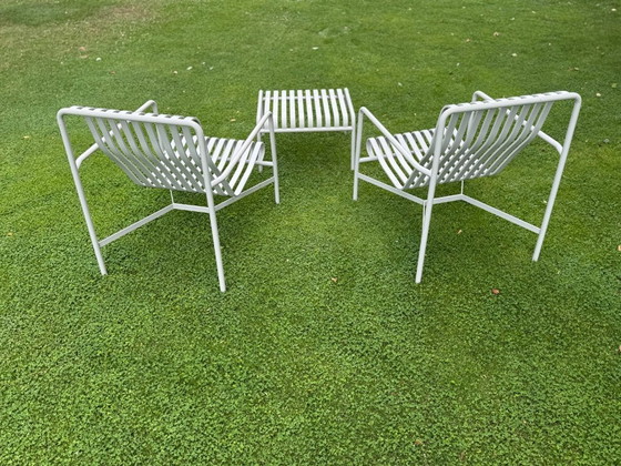 Set da giardino con salotto a palizzata Hay – Set da salotto, Metal (photo 5 of 8)