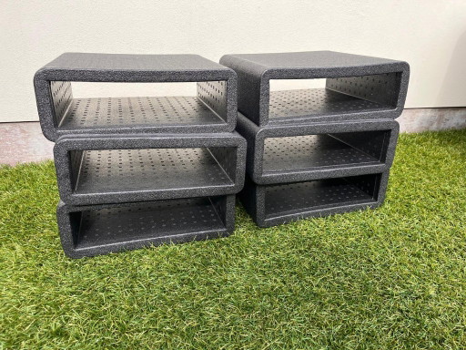 2x Goods Stack Design Side Table – Robert Bronwasser