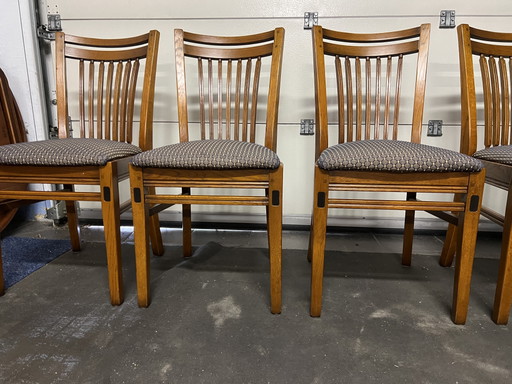 6 Bannink Art Nouveau dining chairs