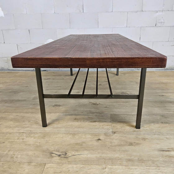 Image 1 of Tavolino vintage di design danese (anni '60) in teak con base in metallo (topform)