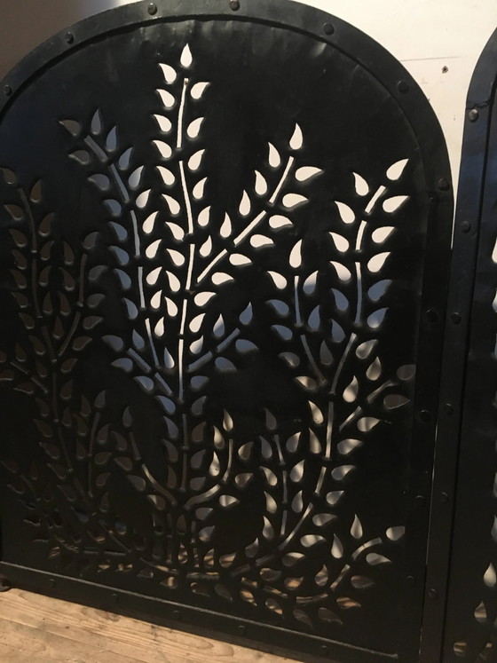 Parascintille in metallo battuto e tagliato – Oggetti decorativi, Iron, Vintage (photo 6 of 17)