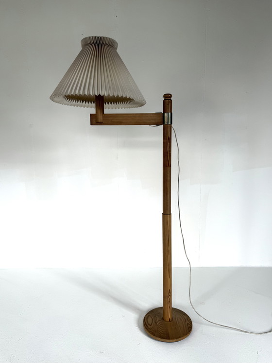 Image 1 of Lampada da pesca vintage in pino anni '70