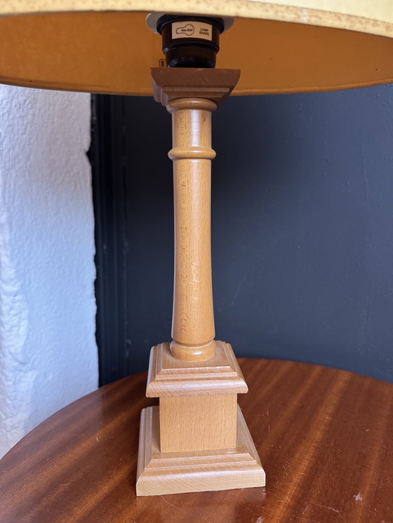 Image 1 of Lampada in legno di faggio di Laura Ashley, anni '70