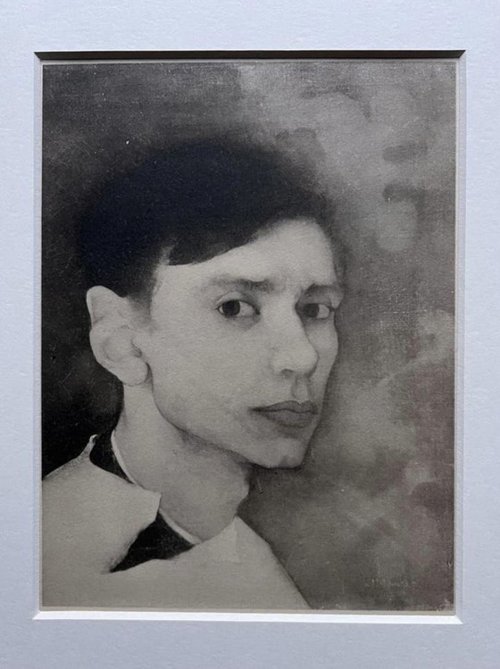 Image 1 of Jan Mankes 1889-1920 / Original Heliogravur-Selbstporträt 1923
