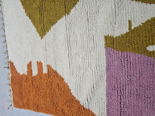 Tapis marocain artisanal en laine 250cmx150cm