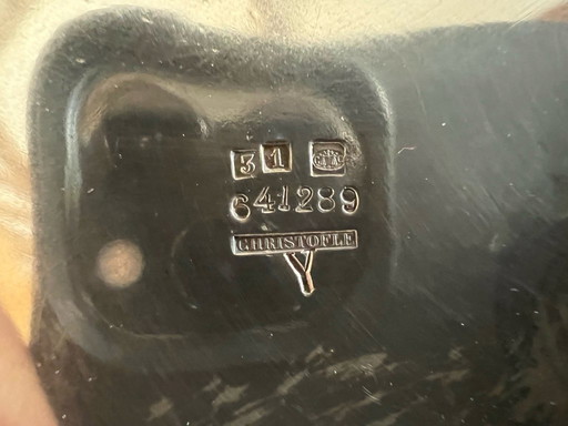 Vintage Christofle versilberter Metall-Speisenwärmer