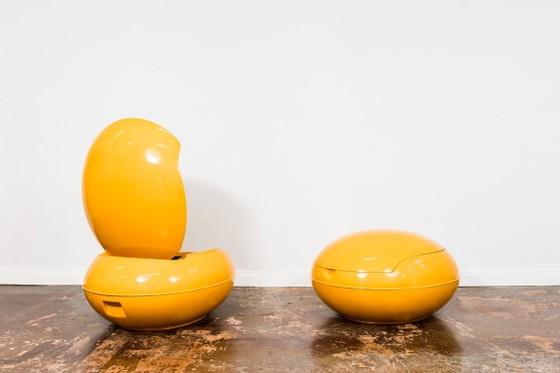 Image 1 of Tuineistoelen van Peter Ghyczy, 1968, set van 2