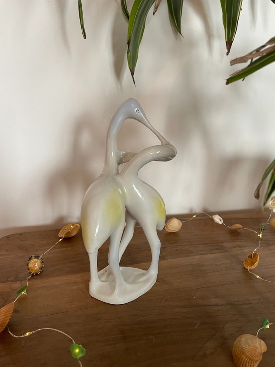 Statuetta Ibis in Porcellana Ungherese – Sculture, Porcelain (photo 2 of 3)