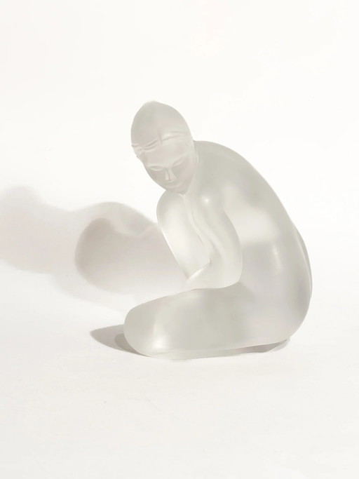 Lalique Kristallfigur 'Petite Vue Venus' 90er Jahre