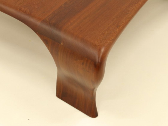 Image 1 of Organic Coffee Table in Solid Iroko by Marc Van Rampelberg
