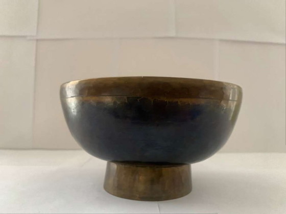 Image 1 of Scatola con coperchio Bonbonniere di Hans Przyrembel, Marianne Brandt, Alfred Lipovec, Bauhaus, ottone