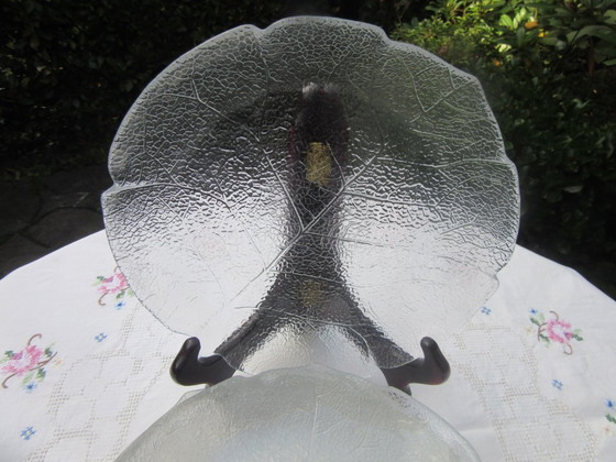 Arcoroc Aspen Leaves Bicchieri 6 Piatti Diam. 20 Cm Vintage MCM – Stoviglie, Glass (photo 5 of 6)