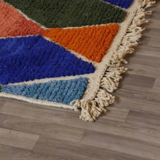 Tapis berbère en laine multicolore 250cmx150cm – Wool (photo 2 of 8)