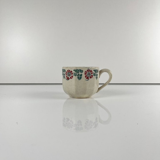 Image 1 of Antieke ijzerstenen beker voor verzamelaars, eind 19e - begin 20e eeuw.