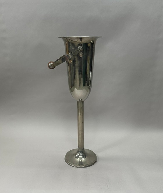 Image 1 of Enfriador de champán con pedestal – Art Déco ca. 1920