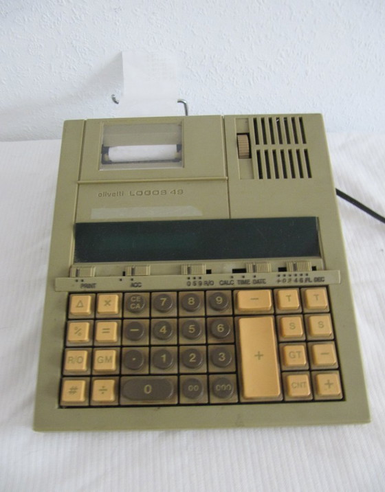 Image 1 of 3x Calculadoras Olivetti Divisumma 422, LOGOS 49/40-a M.Bellini