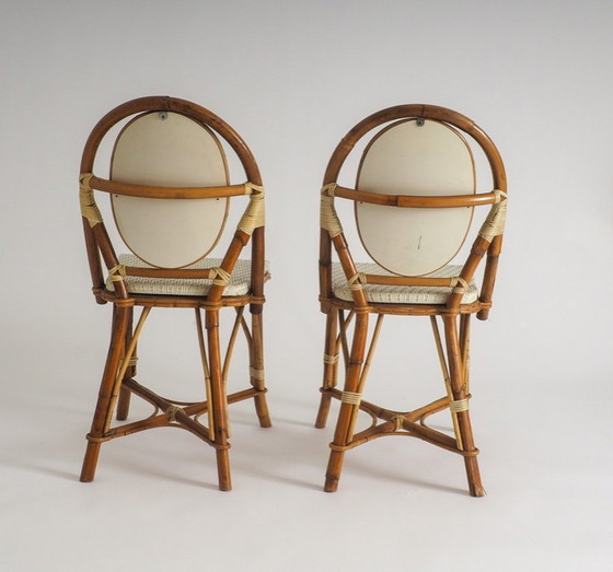 Image 1 of Set aus 2 Bistro-Stühlen von Italo Gasparucci für das ECC Tennisturnier Antwerpen