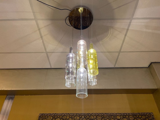Image 1 of 	Tomasucci 7 Lights Chandelier Bottles